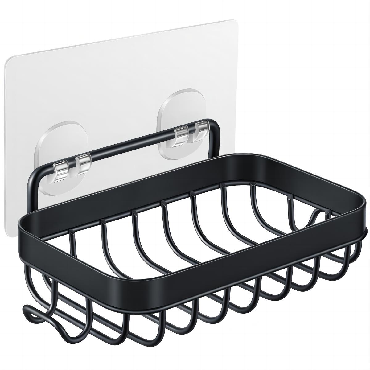 Wall Mounted Draining Shower Wall Soap Dish Holder for Bathroom Tile ...